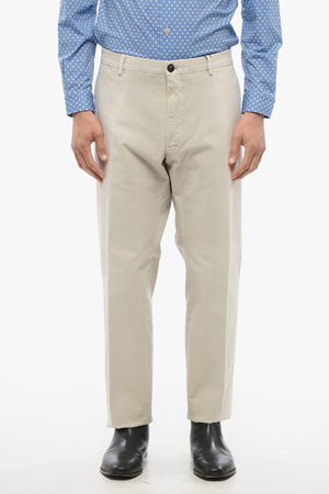 Pantaloni Chino Testurizzato con Fit Slim