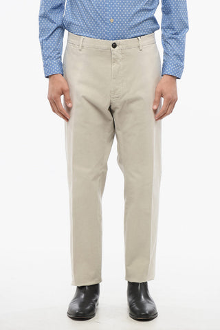 Textured Slim-Fit Chinos