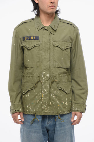 Cotton USRL Jacket with Vintage Design
