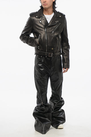 Leather PERFECTO Biker Jacket with Zipped Sleeves