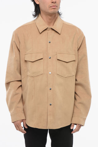Oversized Suede Shirt