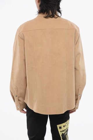 Oversized Suede Shirt