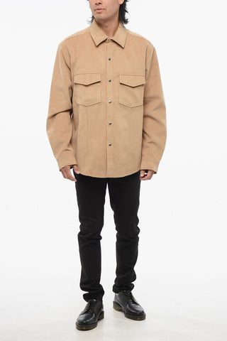 Oversized Suede Shirt