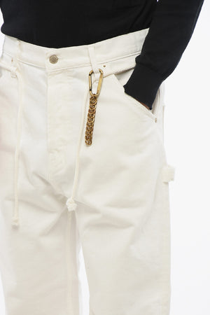 Regular Fit DAVID Denims with Drawstring and Chain 28cm