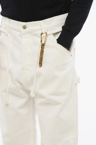 Jeans Regular Fit DAVID con Coulisse e Catena 28cm