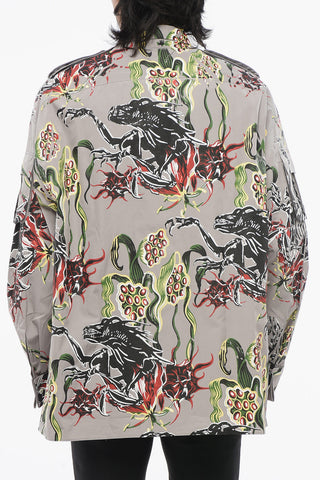 Printed Popeline ALIEN Shirt with Pockets
