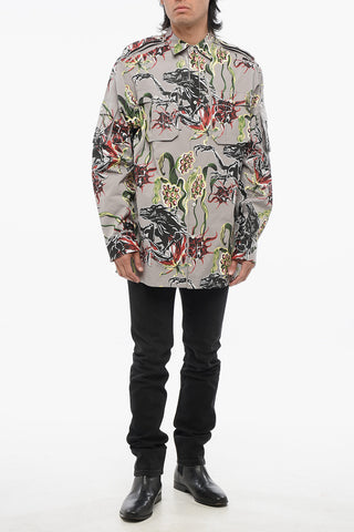 Printed Popeline ALIEN Shirt with Pockets