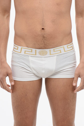 Stretch Cotton Boxer with Logoed Elastic Band
