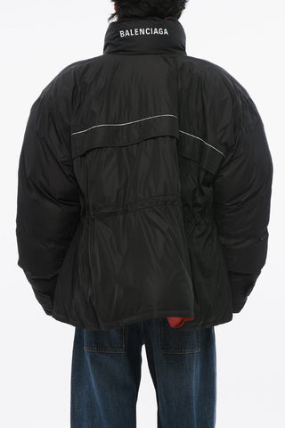 Padded Jacket with Reflective Details