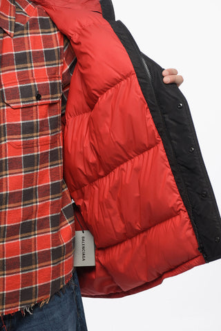 Padded Jacket with Reflective Details