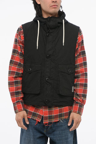 EMPORIO Nylon Vest with Utility Pockets