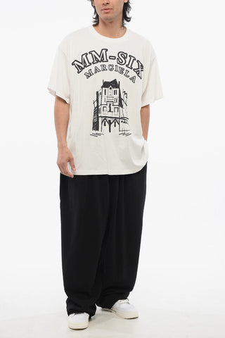 MM6 Printed Crewneck T-Shirt