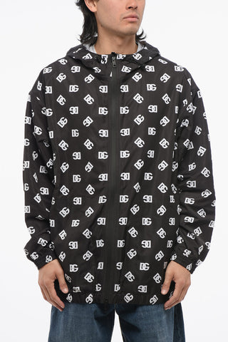 Monogram Nylon Windbreaker with Hood