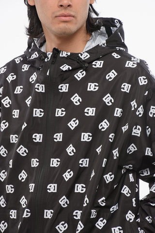 Monogram Nylon Windbreaker with Hood