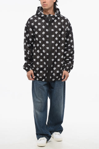 Monogram Nylon Windbreaker with Hood