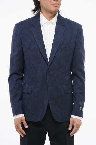 Blazer BAROCCO in Lana Vergine Jacquard