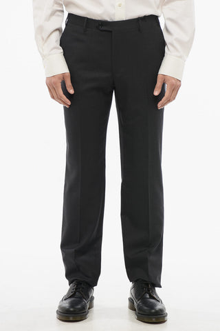Virgin Wool LEADER Pants with Belt Loops