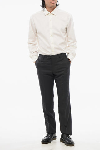 Virgin Wool LEADER Pants with Belt Loops