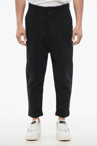Pantaloni Chino Carrot Fit ad 1 Pince