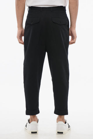 Pantaloni Chino Carrot Fit ad 1 Pince