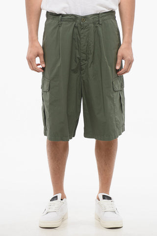 EMPORIO Cotton Cargo Shorts with Drawstring
