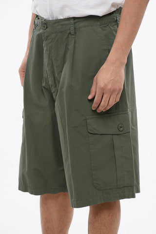 EMPORIO Cotton Cargo Shorts with Drawstring
