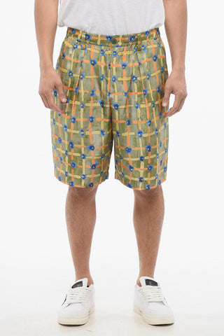 Silk SARABAND Shorts with Elastic Waistband