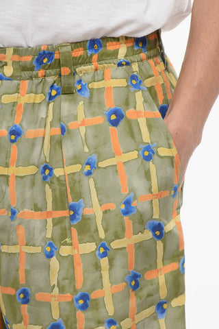 Silk SARABAND Shorts with Elastic Waistband