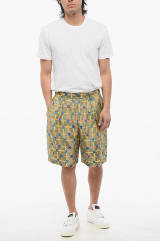 Silk SARABAND Shorts with Elastic Waistband