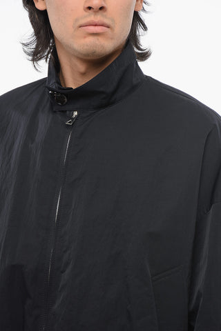 Tech Nylon Windbreaker with Front Zip