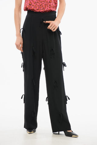 Wide-Leg Trousers BED OF BOWS