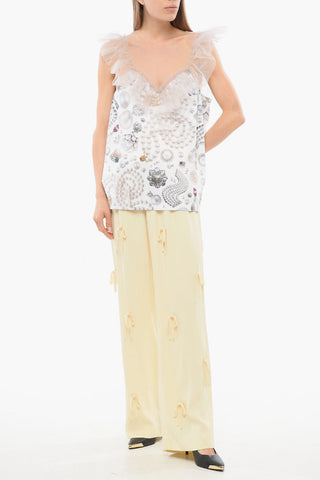 TULLE Top FANCY con Volant