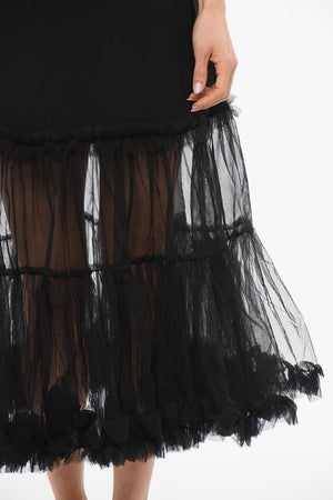 TULLE Gonna BURST INTO BLOSSOM con Volant Tulle
