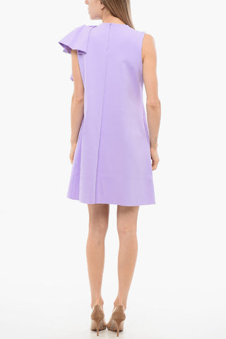 Volant Dress with Bowl Detail