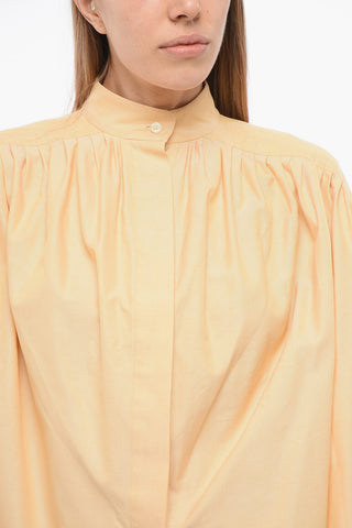 Pleated Oversized Shirt