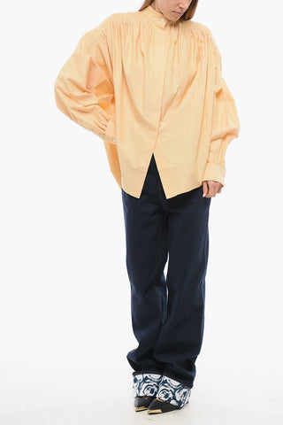 Pleated Oversized Shirt