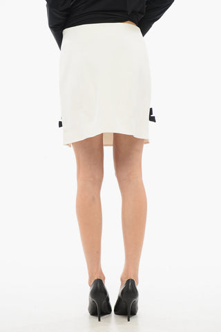 Miniskirt BOW & SLIT with Contrasting Bows