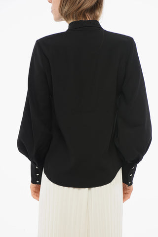 Blouse PUSSY BOW with Lapel