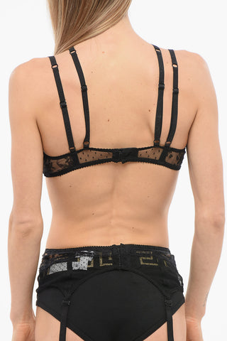Sheer Lace HOT STUFF Balconette Bra with Underwire