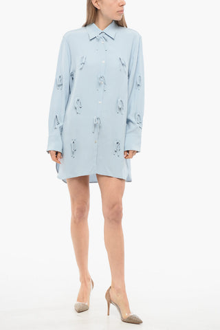 TULLE Long BED OF BOWS Shirt