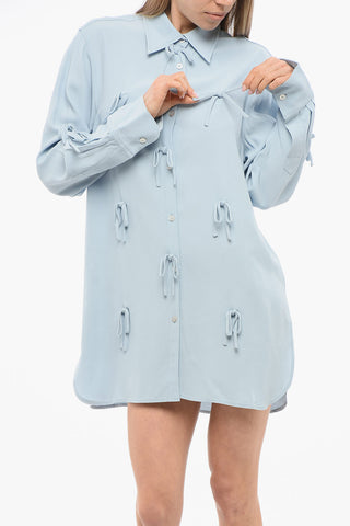 TULLE Long BED OF BOWS Shirt