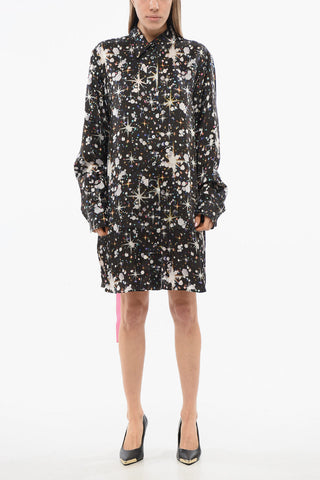 BRING SEXY BACK Long Shirt with Tulle