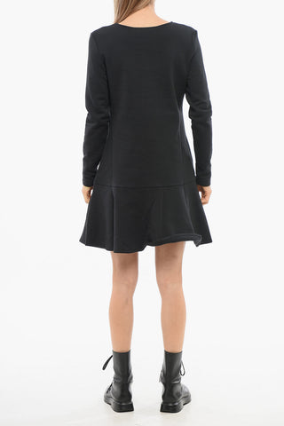 Mini Flared Dress with Patch