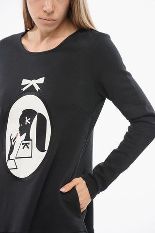 Mini Flared Dress with Patch