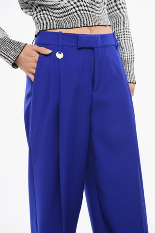 Pleated Wide-leg Pants