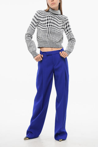 Pleated Wide-leg Pants