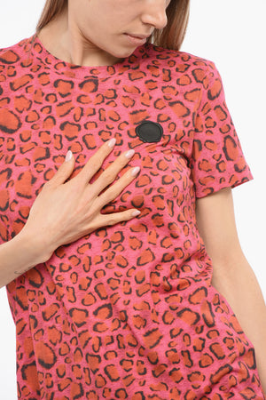 T-Shirt mit Animalier-Print