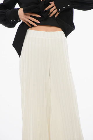 Ribbed Wide-leg Pants