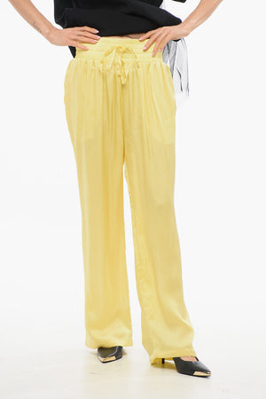 TULLE Trousers BUSINESS RENDEZVOUS with Drawstring