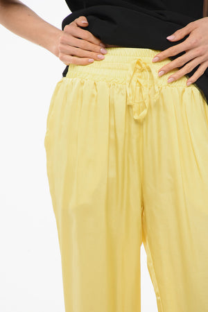 TULLE Trousers BUSINESS RENDEZVOUS with Drawstring